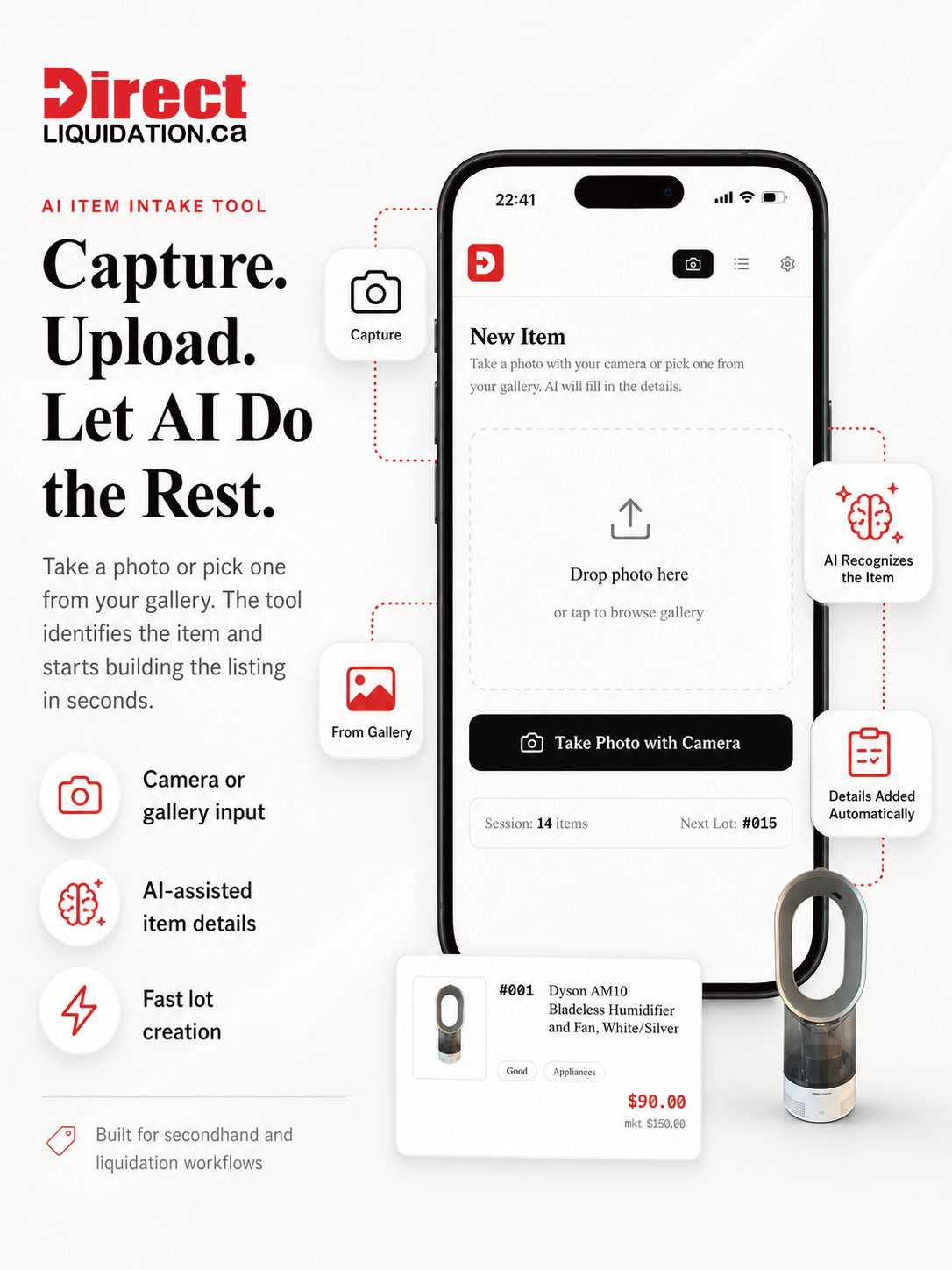 Snap, upload — AI does the rest